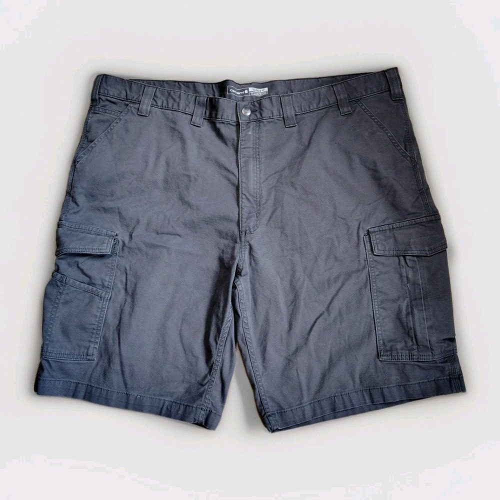 Carhartt Shorts Mens 48 Gray Rugged Flex Relaxed Fit Cargo Baggy Work 103542-029